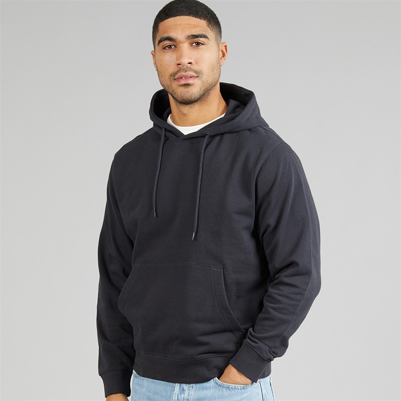 JACK & JONES Mens Charge Hoodie Dark Navy