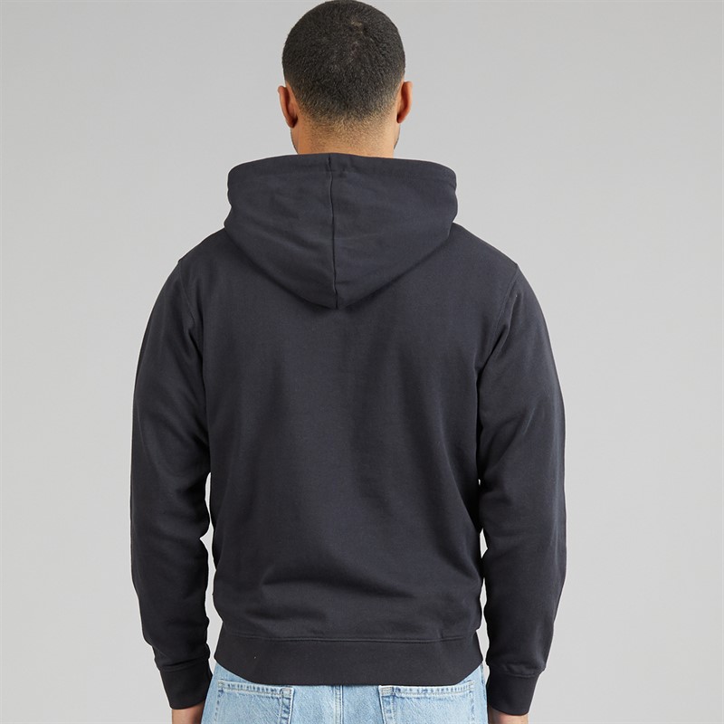 JACK & JONES Mens Charge Hoodie Dark Navy