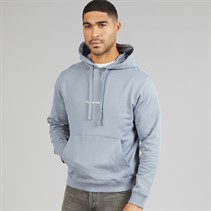 JACK & JONES Mens Norrebro Emb Hoodie Tradewinds
