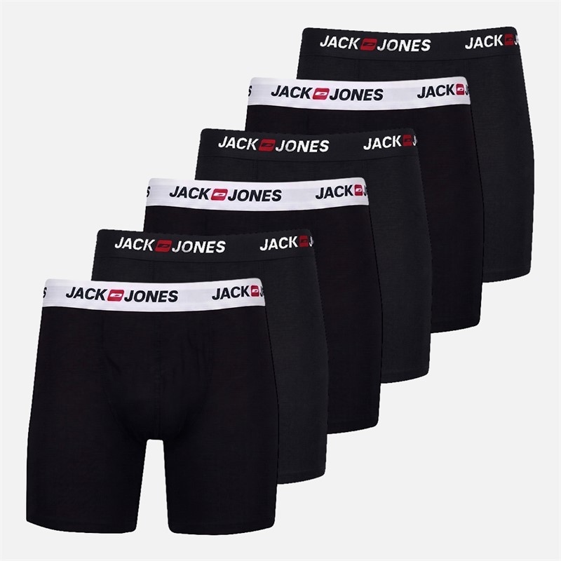 JACK & JONES Jaccorp bokserski 6-pak dla niego kolor Pack 3 Black