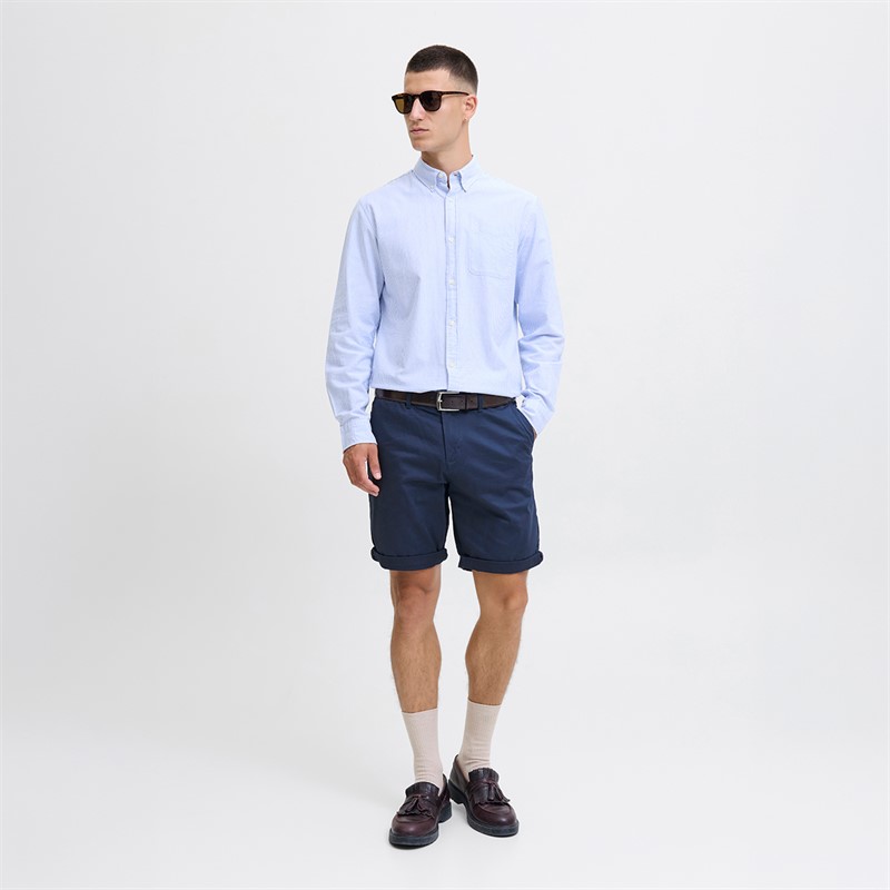 JACK & JONES Mens Chino Shorts Navy Blazer