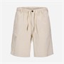 JACK & JONES Mens Bondi Linen Shorts Moonbeam