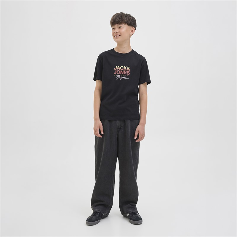 JACK & JONES Boys Ron Akm 823 Jeans Black Denim