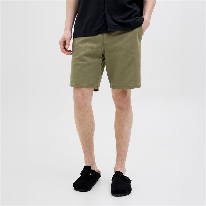 JACK & JONES Mens Sharp Chino Shorts Deep Lichen Green