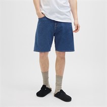 JACK & JONES Mens Taylor Jjcraft AKM 635 Shorts Blue Denim