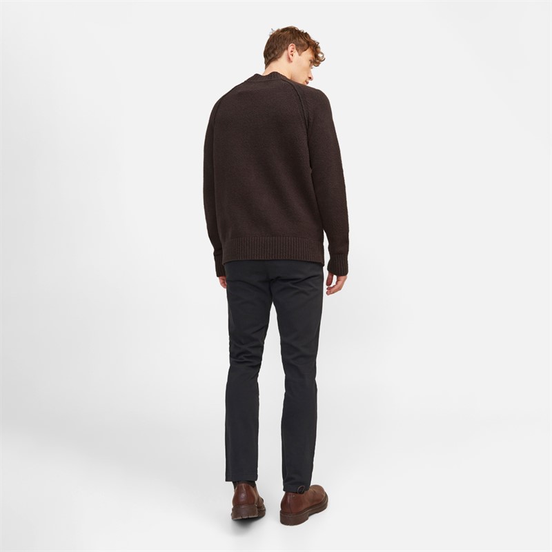 JACK & JONES Mens Marco Dave Chinos Black