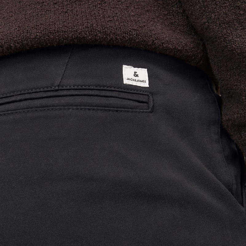 JACK & JONES Mens Marco Dave Chinos Black