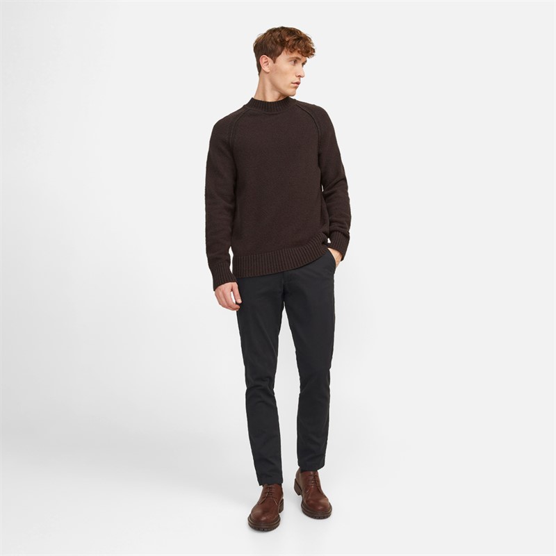 JACK & JONES Mens Marco Dave Chinos Black
