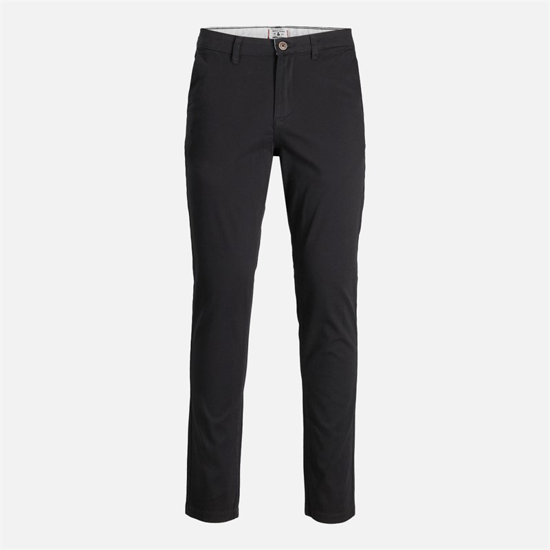 JACK & JONES Mens Marco Dave Chinos Black