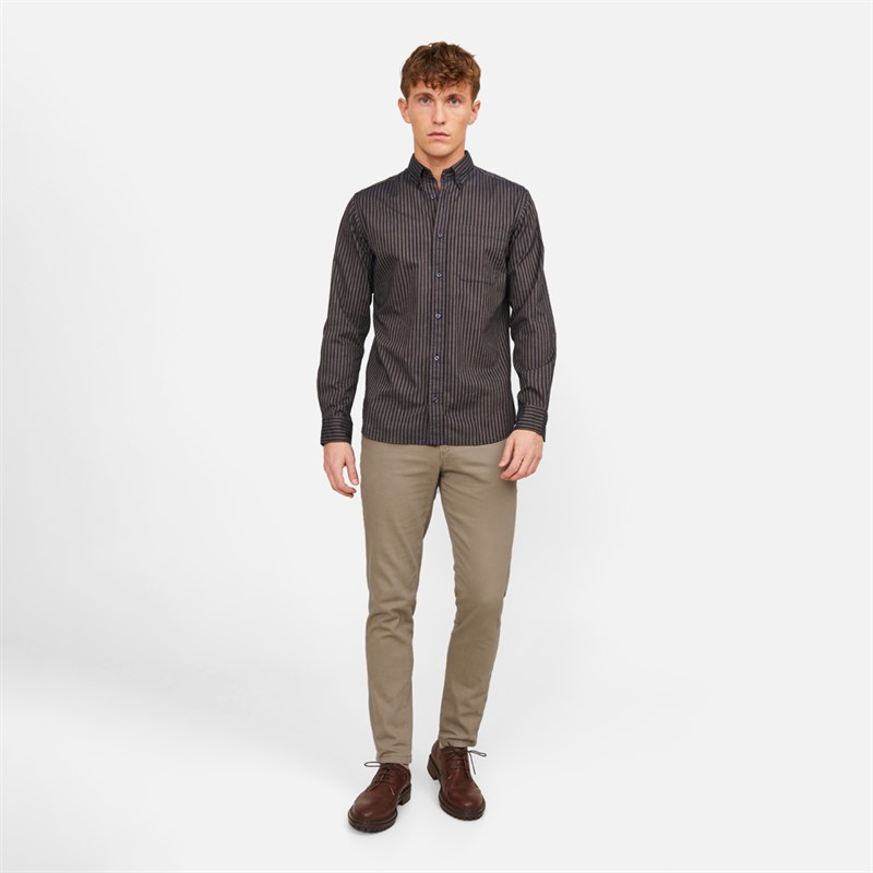 JACK & JONES Mens Marco Dave Chinos Beige