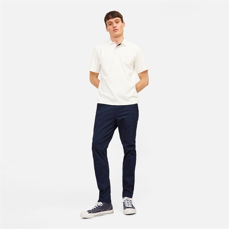 JACK & JONES Mens Marco Dave Chinos Navy