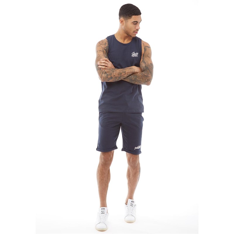 Buy JACK AND JONES Mens Anything Chest Tank Top Total Eclipse