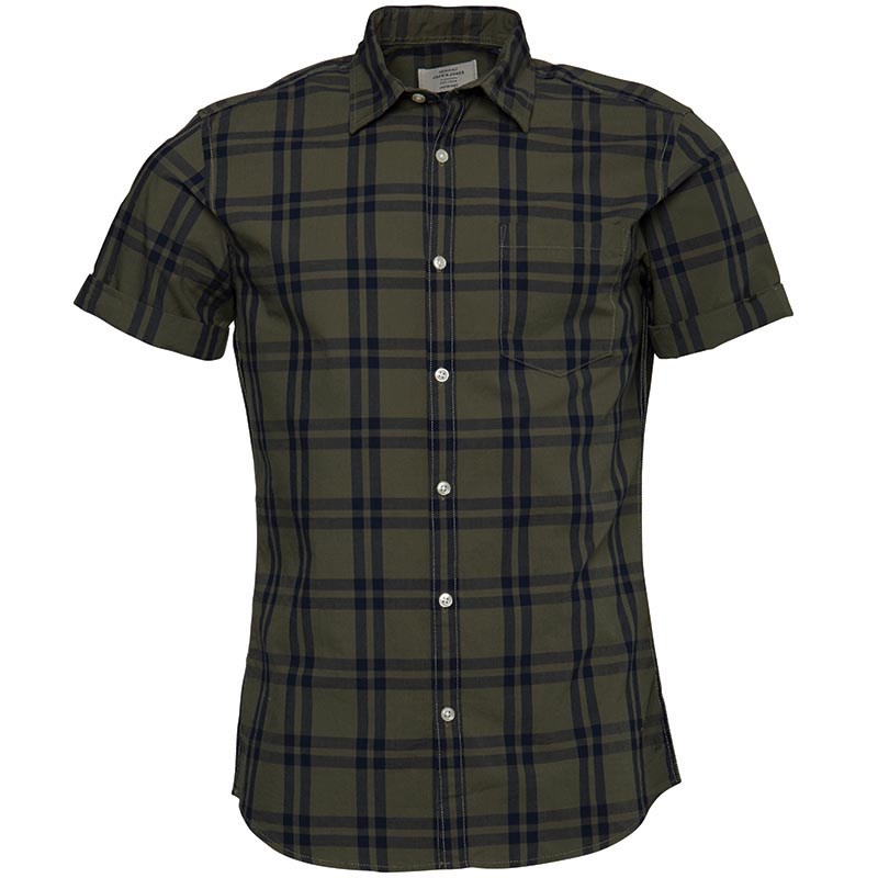 Kup Teraz JACK AND JONES Męskie Fischer Koszula z Krótkim Kup Teraz JACK AND JONES Męskie Fischer Koszula z Krótkim