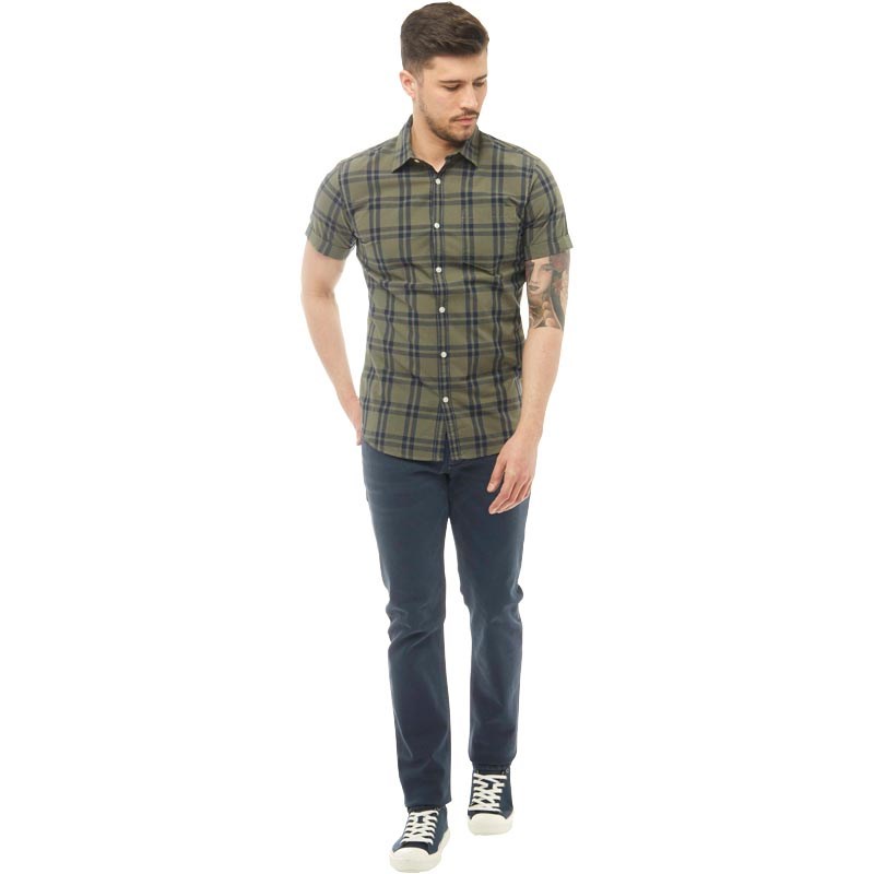 Kup Teraz JACK AND JONES Męskie Fischer Koszula z Krótkim Kup Teraz JACK AND JONES Męskie Fischer Koszula z Krótkim