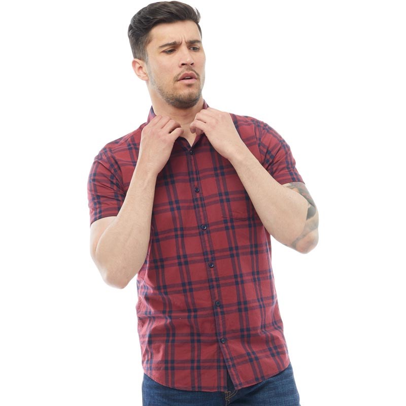 Kup Teraz JACK AND JONES Męskie Fischer Koszula z Krótkim Kup Teraz JACK AND JONES Męskie Fischer Koszula z Krótkim