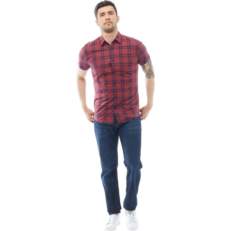 Kup Teraz JACK AND JONES Męskie Fischer Koszula z Krótkim Kup Teraz JACK AND JONES Męskie Fischer Koszula z Krótkim