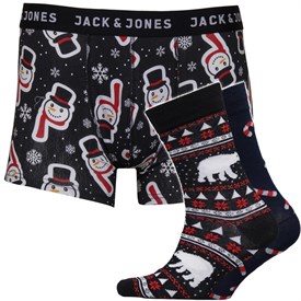 Jack And Jones Heren Xmas Boxershort En Sokken Multi jack and jones kopen in de aanbieding