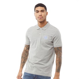 Jack And Jones Heren Originals Five Polo Gemeleerd Lichtgrijs jack and jones kopen in de aanbieding