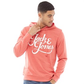 jack and jones orange hoodie