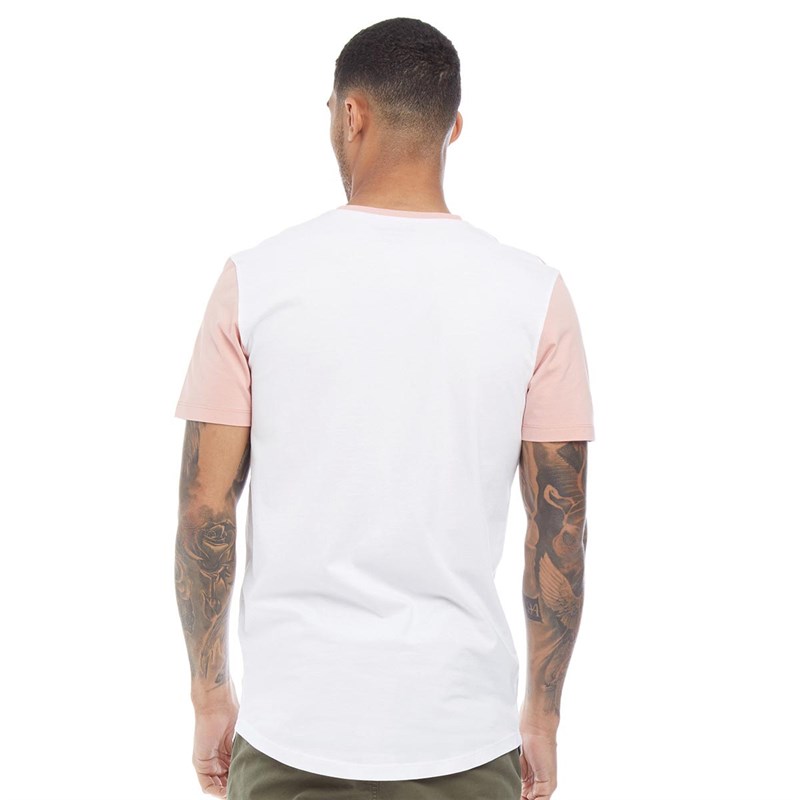Buy JACK AND JONES Mens Caddie TShirt Optic White/Rosette