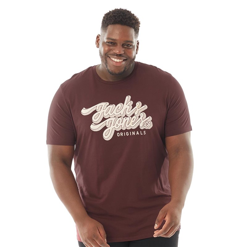 Buy JACK AND JONES Mens Plus Size Hasp TShirt Port Royale