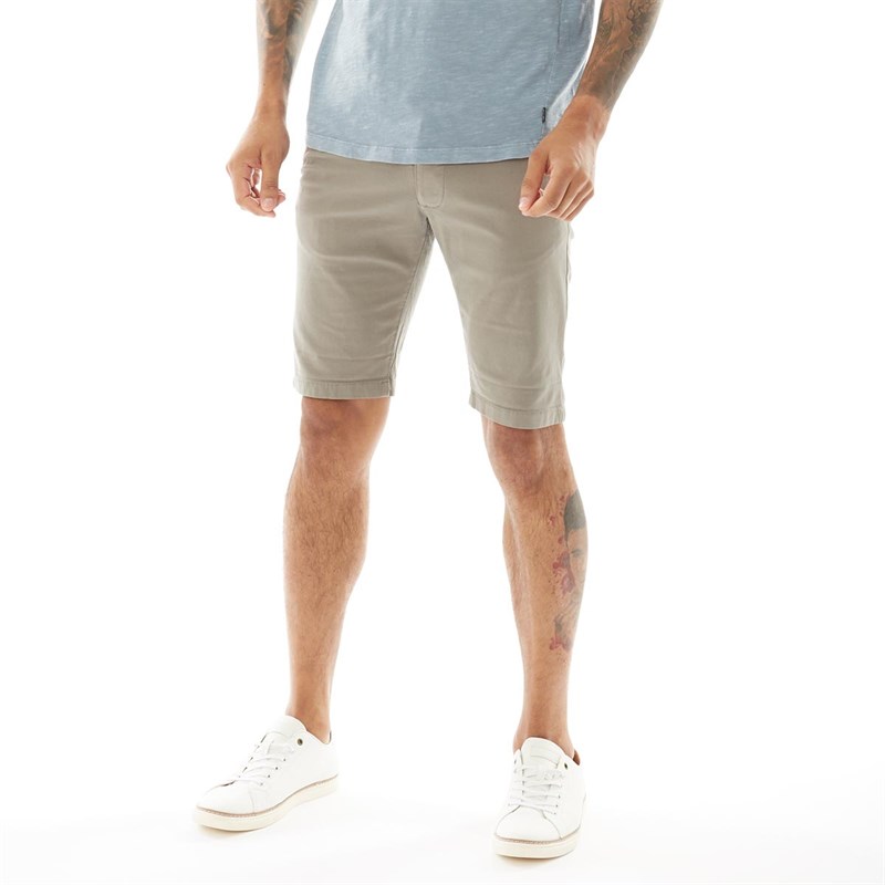 Jack And Jones Mens Dean Chino Shorts Steel Gray