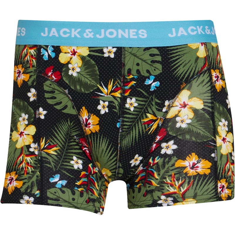 Buy JACK AND JONES Mens Summer Flower Trunk Boxers Bonnie Blue