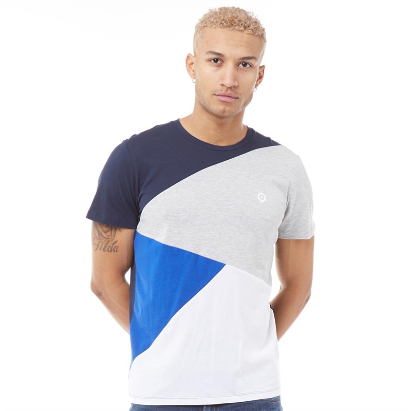 JACK AND JONES Męskie Penn T-Shirt Granatowy