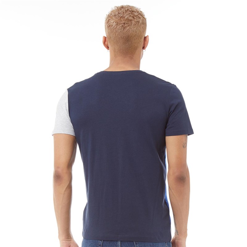 JACK AND JONES Męskie Penn T-Shirt Granatowy