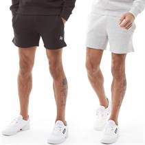 Black Retro Running Shorts with Light Grey Trim Medium