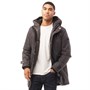 JACK AND JONES Mens Figure Parka Jacket Black
