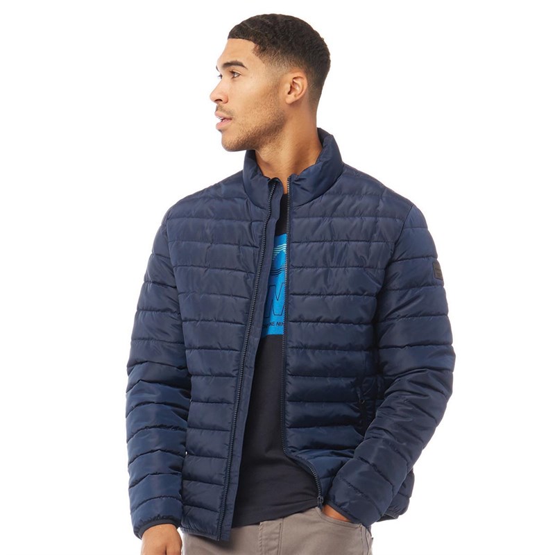 JACK AND JONES Heren Pufferjas Donkerblauw JACK AND JONES Heren Pufferjas Donkerblauw