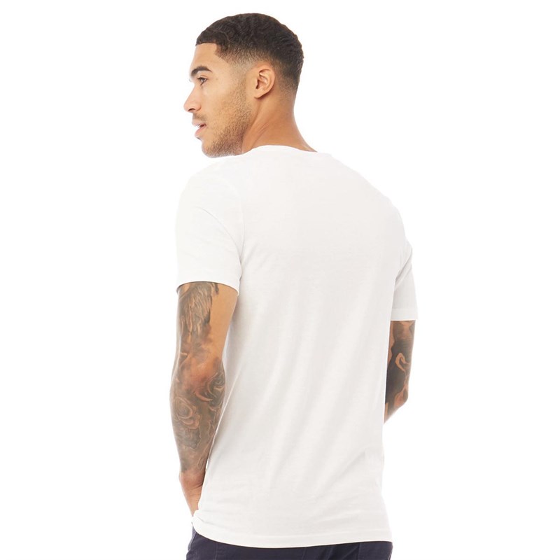 JACK AND JONES Mens Franco T-Shirt White