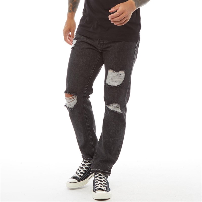 Buy JACK AND JONES Mens Mike Original Am997 Comfort Fit Jeans Black