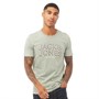JACK AND JONES Męskie Venice Beach Organic T-Shirt Rozmyty Zielony