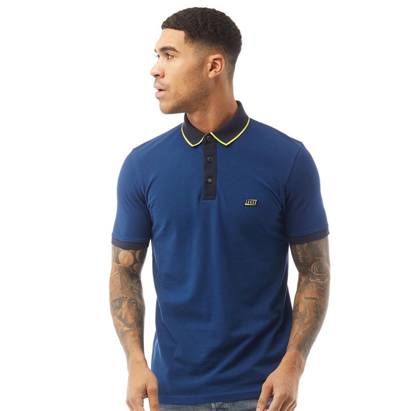 Buy JACK AND JONES Mens Charming Polo Navy Peony