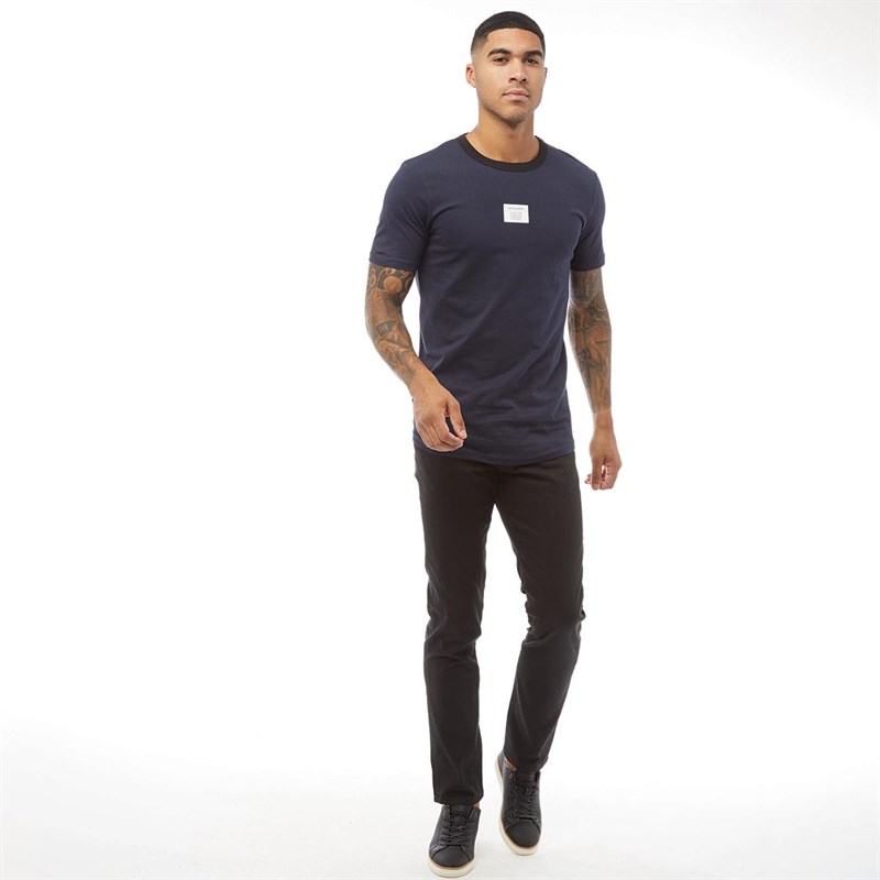 JACK AND JONES Mens Glenn Original Slim Fit Chino Pants Black