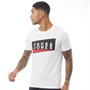 JACK AND JONES Mens Shaun Crew Neck T-Shirt White