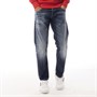 JACK AND JONES Męskie Chris Halo Jj 188 Luzne Jeansy Denim