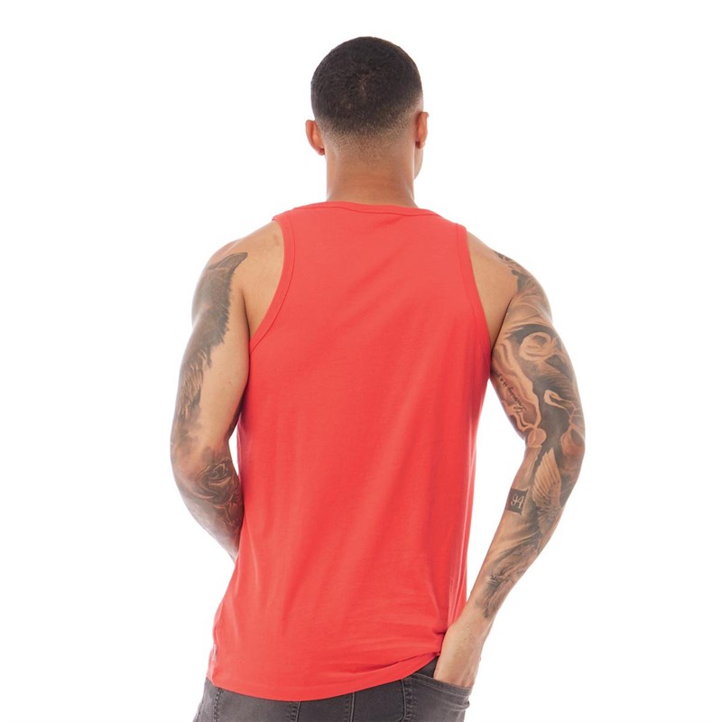 JACK AND JONES Mens Shaun Tank Top Bittersweet