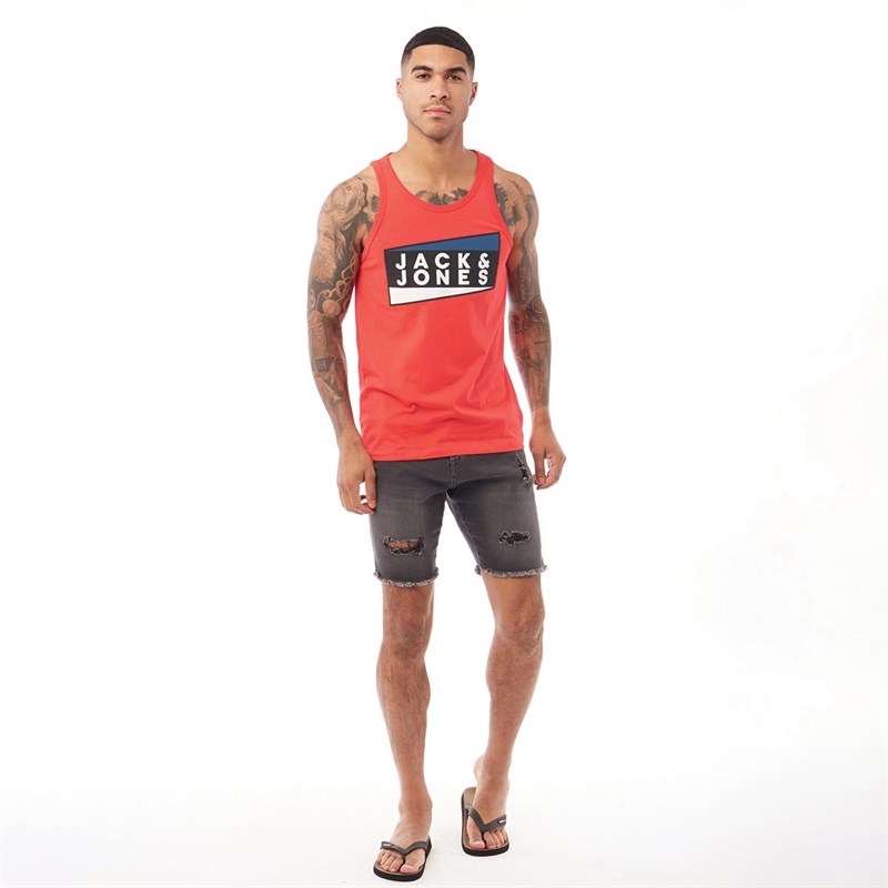 JACK AND JONES Heren Shaun Vest Rood