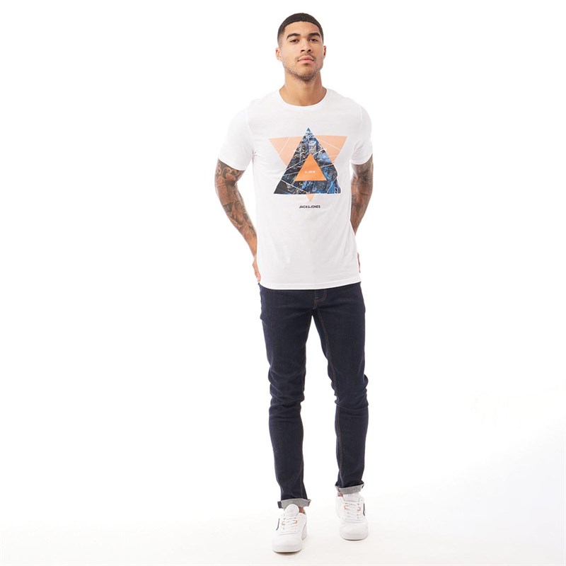 T-Shirt Jack & Jones New Splash Blanc Garçon