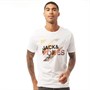 JACK AND JONES Tee-Shirt Kev Homme Blanc