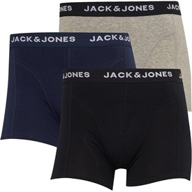 JACK & JONES Jacwatermelon Trunks 3 Pack - Mutande Uomo In Cotone Ed Elastan - Taglia Normale