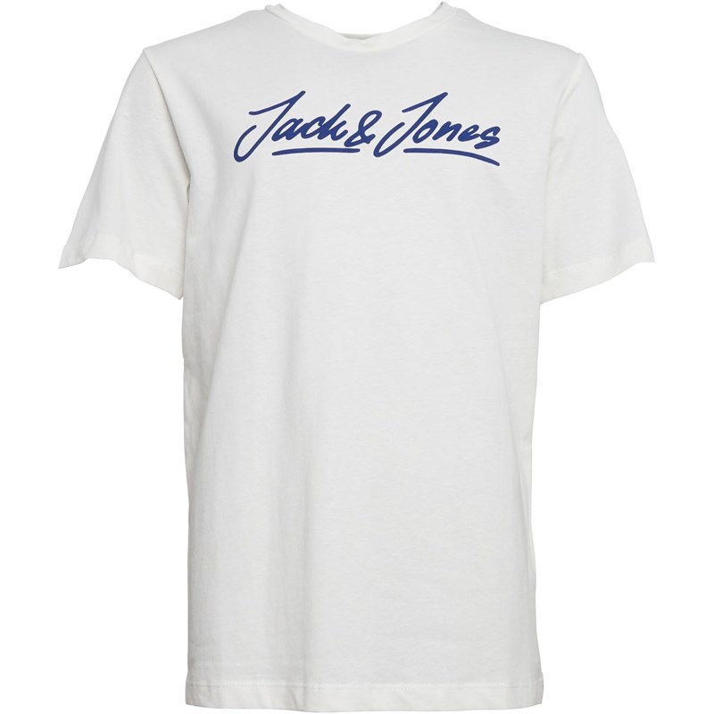 JACK AND JONES Boys Jornoels T-Shirt Cloud Dancer