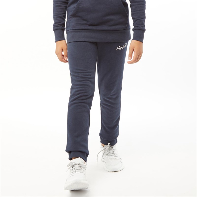 JACK AND JONES Junior Jornoels Joggingbroek Marineblauw