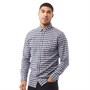 JACK AND JONES Chemise à Manches Longues Hank Homme Bleu Carreaux