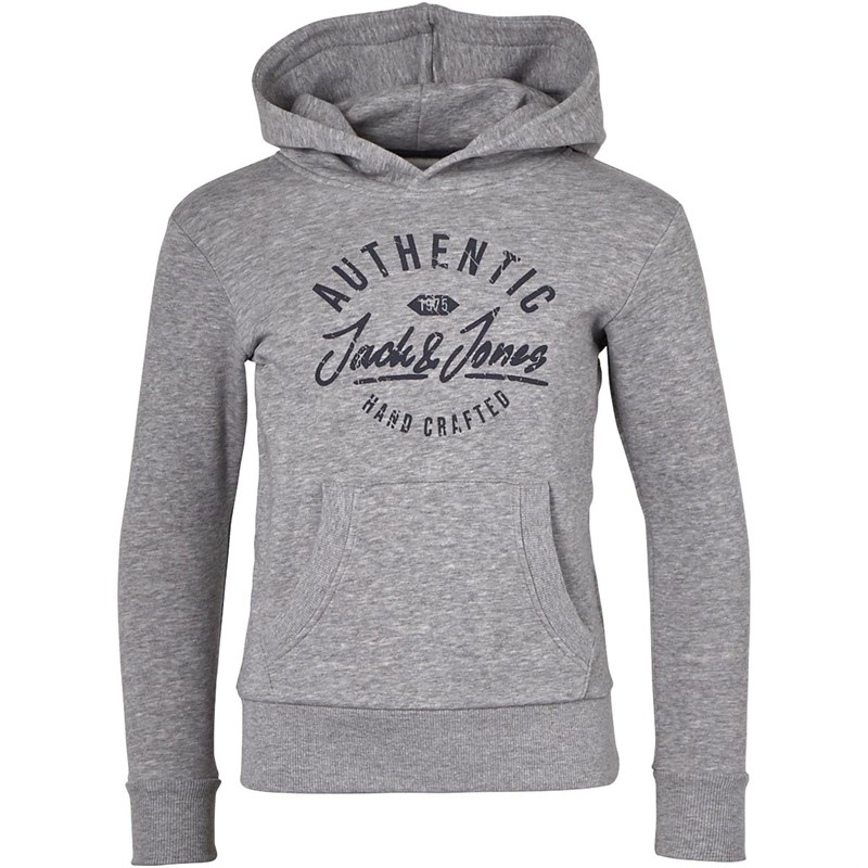 JACK AND JONES Junior Jjhero Kapuzentop Grau