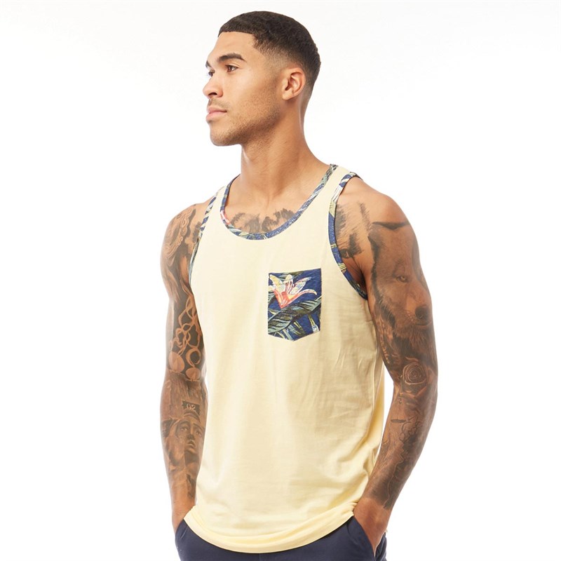 Buy JACK AND JONES Mens Eli Organic Tank Top Flan