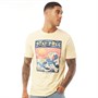 JACK AND JONES Herren Socal T-Shirt Gelb